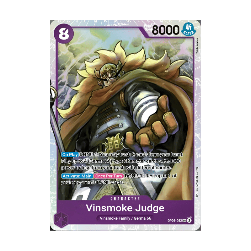Vinsmoke Judge OP06-062 SR