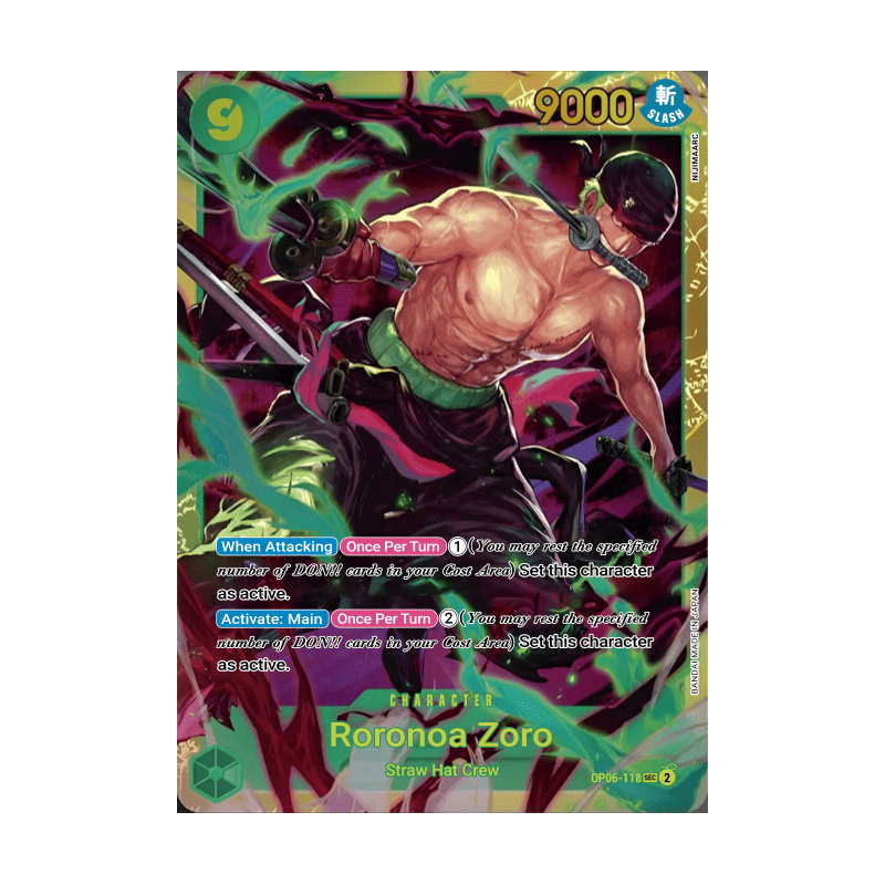 Roronoa Zoro SEC OP06-118