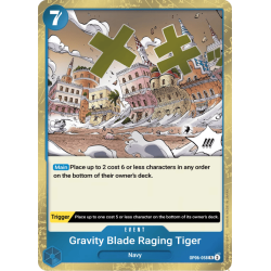 Gravity Blade Raging Tiger OP06-058 R