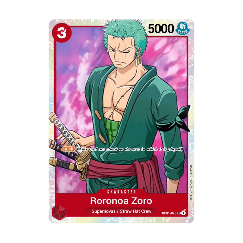 Roronoa Zoro OP01-025 SR