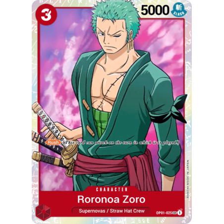 Roronoa Zoro OP01-025 SR