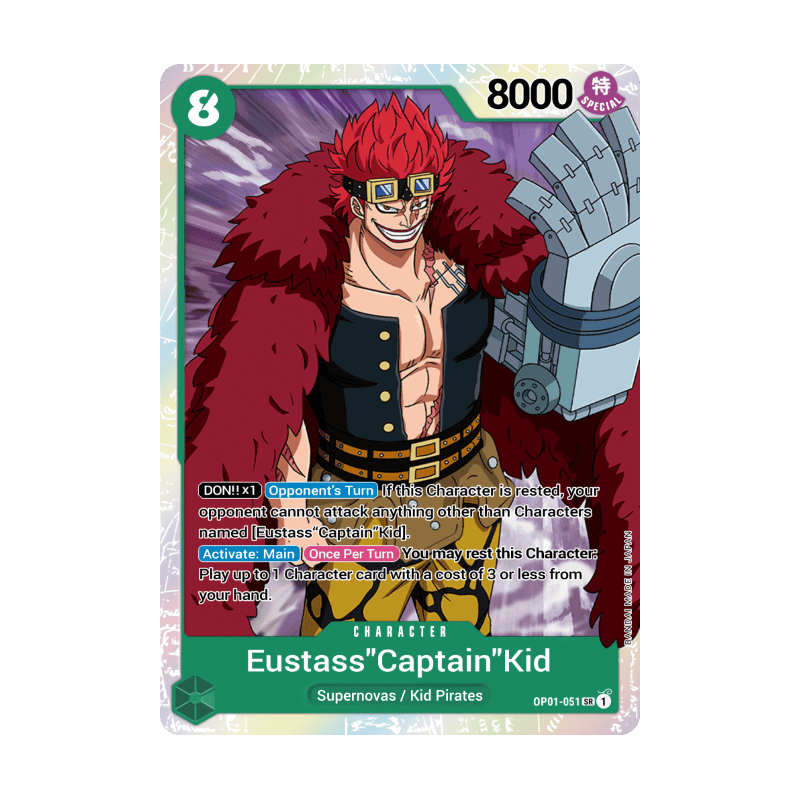 Eustass Captain Kid OP01-051 SR