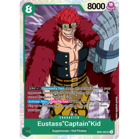 Eustass Captain Kid OP01-051 SR
