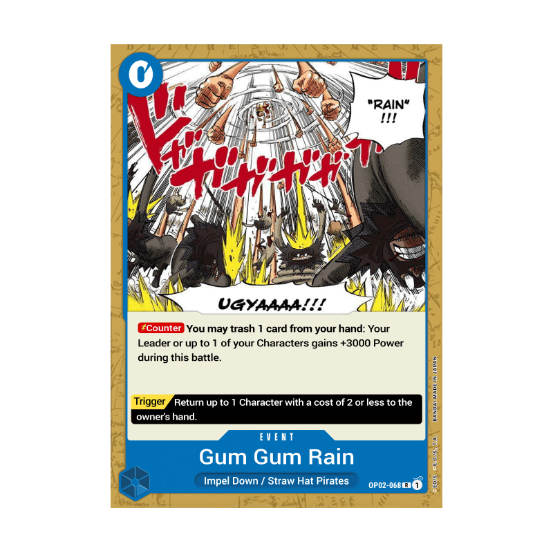 Gum-Gum Rain OP02-068 R