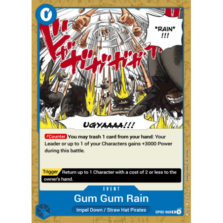 Gum-Gum Rain OP02-068 R