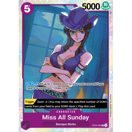 Ms All Sunday OP04-064 SR