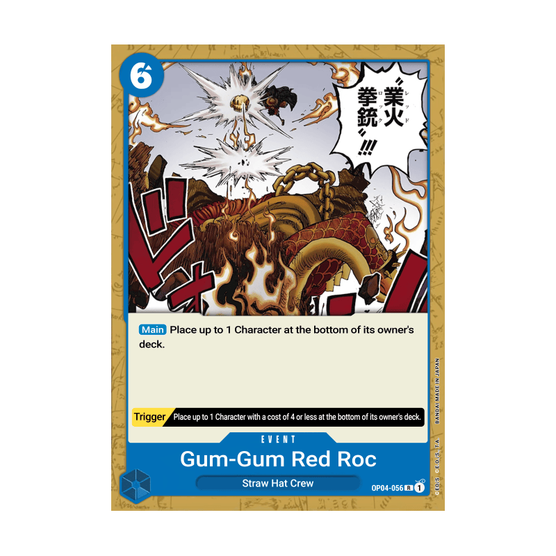 Gum-Gum Red Roc OP04-056 R