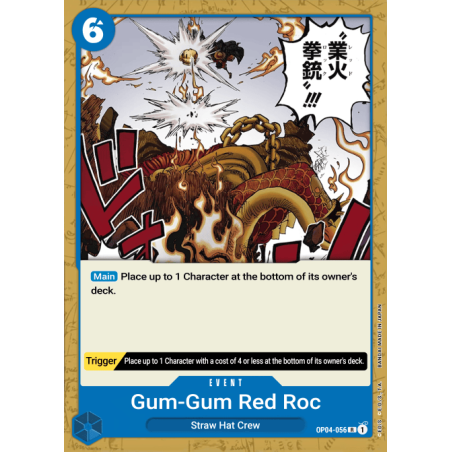 Gum-Gum Red Roc OP04-056 R