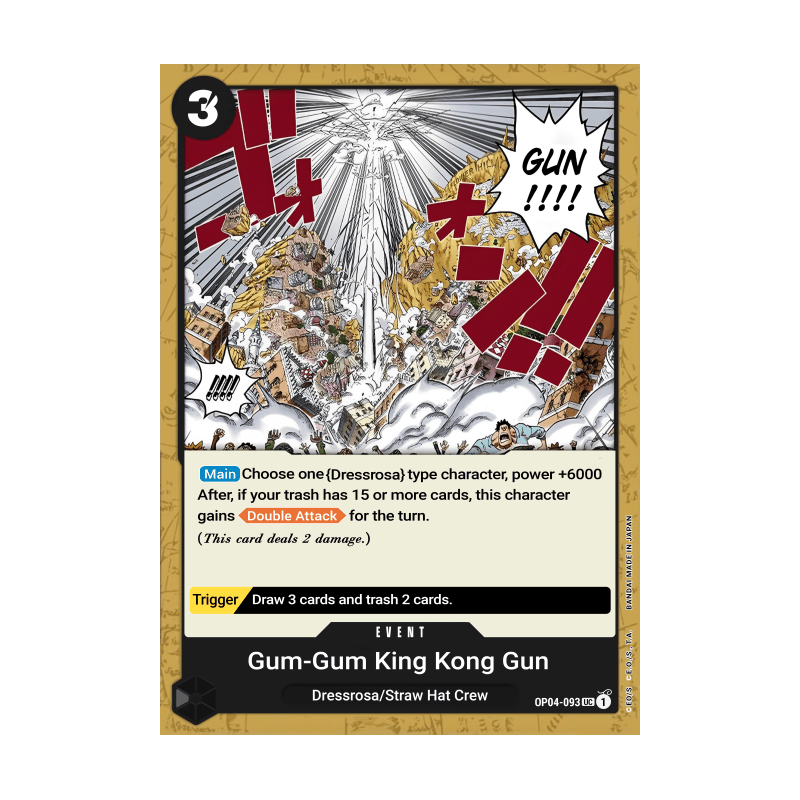 Gum-Gum King Kong Gun OP04-093 UC