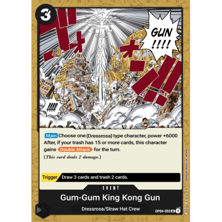 Gum-Gum King Kong Gun OP04-093 UC