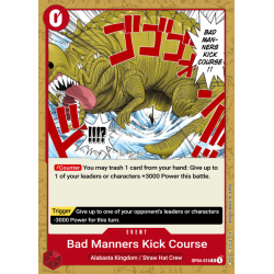 Bad Manners Kick Course OP04-016 R