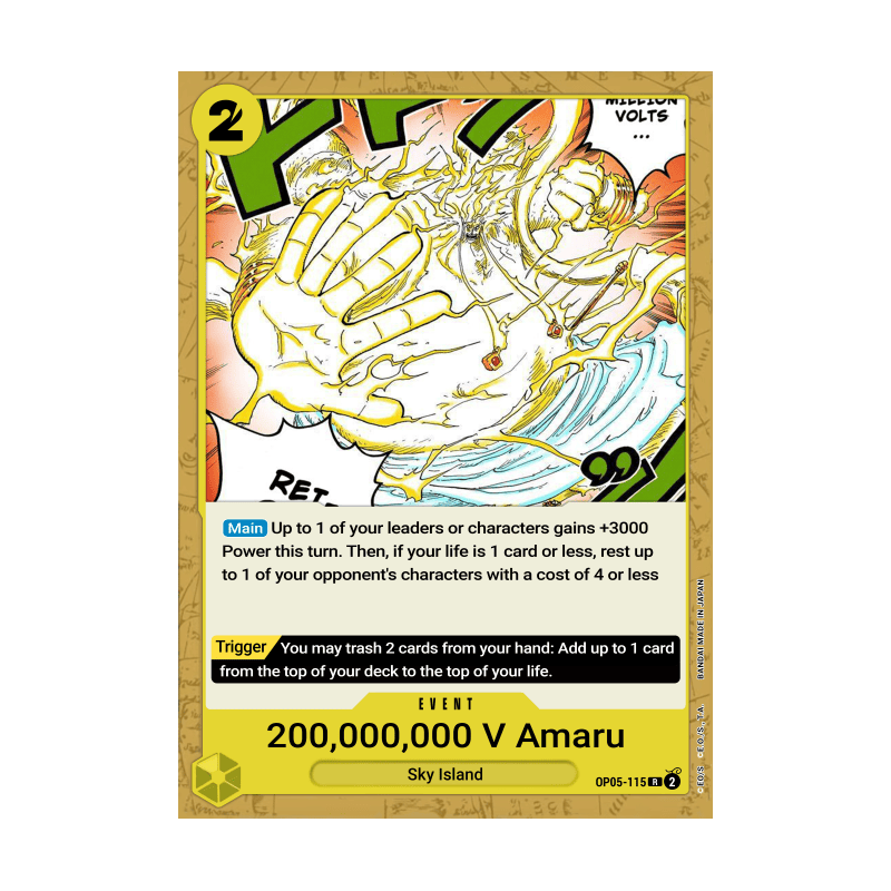 Two-Hundred Million Volts Amaru OP05-115 R