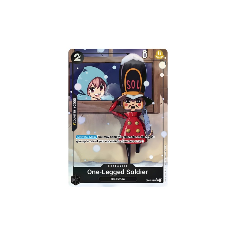 One-Legged Toy Soldier OP05-081 (Alternate Art)