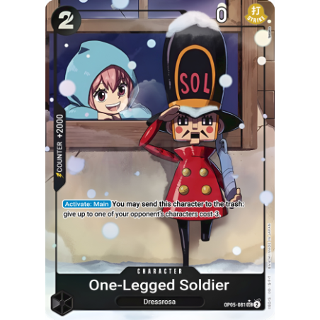 One-Legged Toy Soldier OP05-081 (Alternate Art)