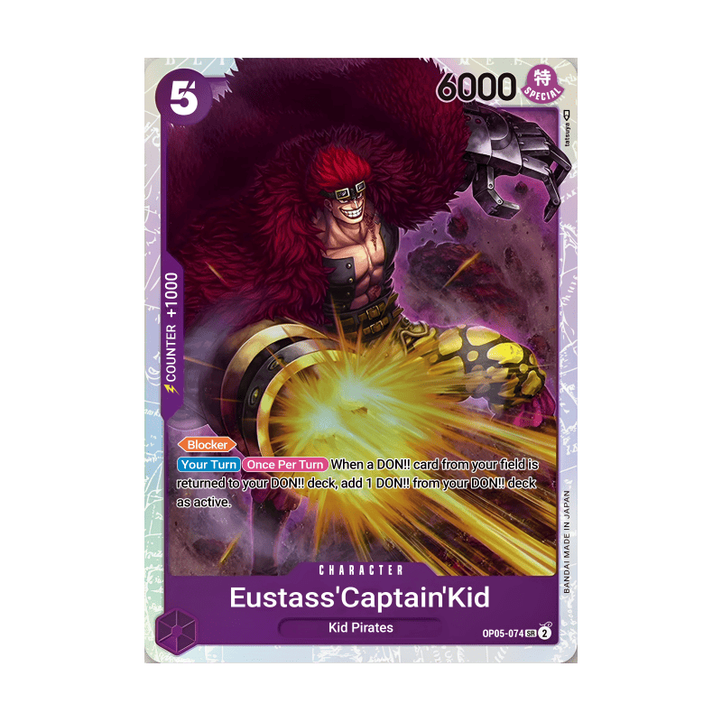 Eustass"Captain"Kid OP05-074 SR