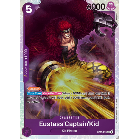 Eustass"Captain"Kid OP05-074 SR