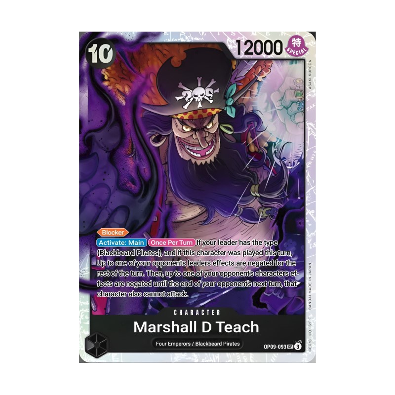 Marshall D.Teach OP09-093 SR