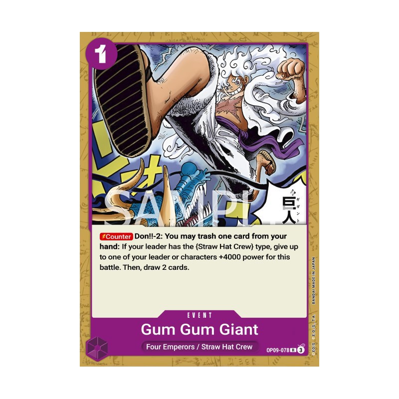 Gum-Gum Giant OP09-078 R