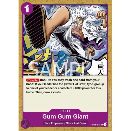 Gum-Gum Giant OP09-078 R