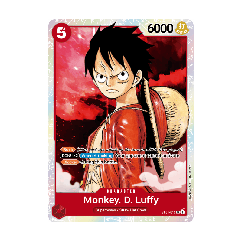 Monkey d Luffy ST01-012 SR