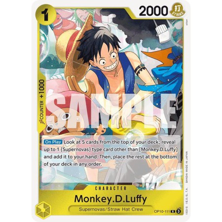 Monkey D luffy OP10-111 R