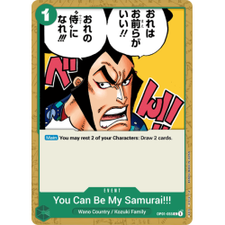 You can be my samurai OP01-055 C