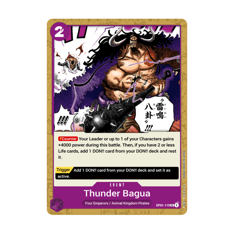 Thunder Bagua OP01-119 R
