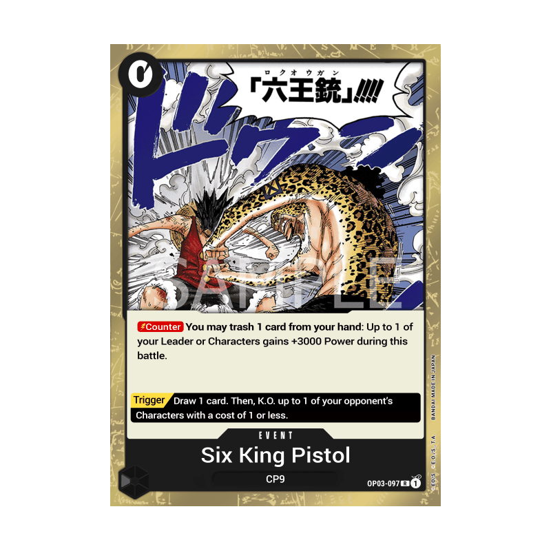 Six King Pistol OP03-097 R