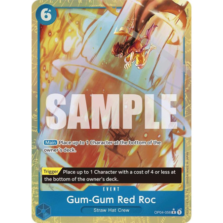 Gum-Gum Red Roc (Alternate Art) OP04-056